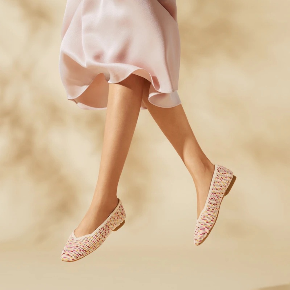 Vivaia Margot 2.0 Square-Toe Flats